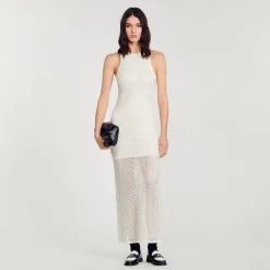 Sandro Paris Vestidos-Vestido Longo De Malha