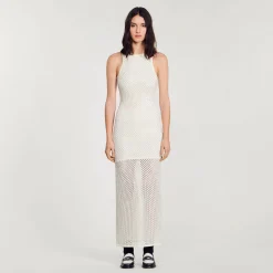Sandro Paris Vestidos-Vestido Longo De Malha