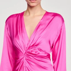 Sandro Paris Vestidos-Vestido Longo Drapeado