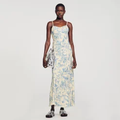 Sandro Paris Vestidos-Vestido Longo Estampado