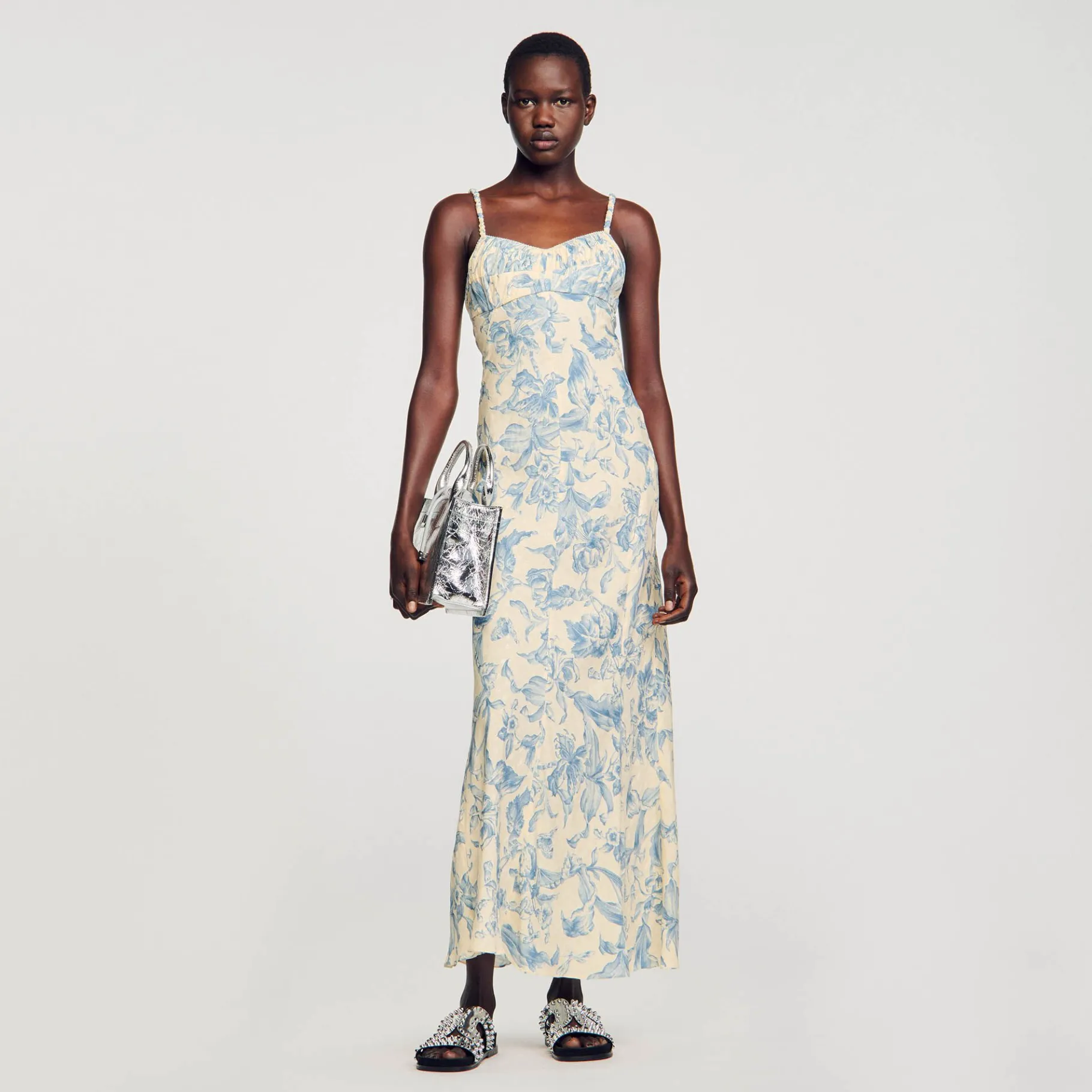 Sandro Paris Vestidos-Vestido Longo Estampado