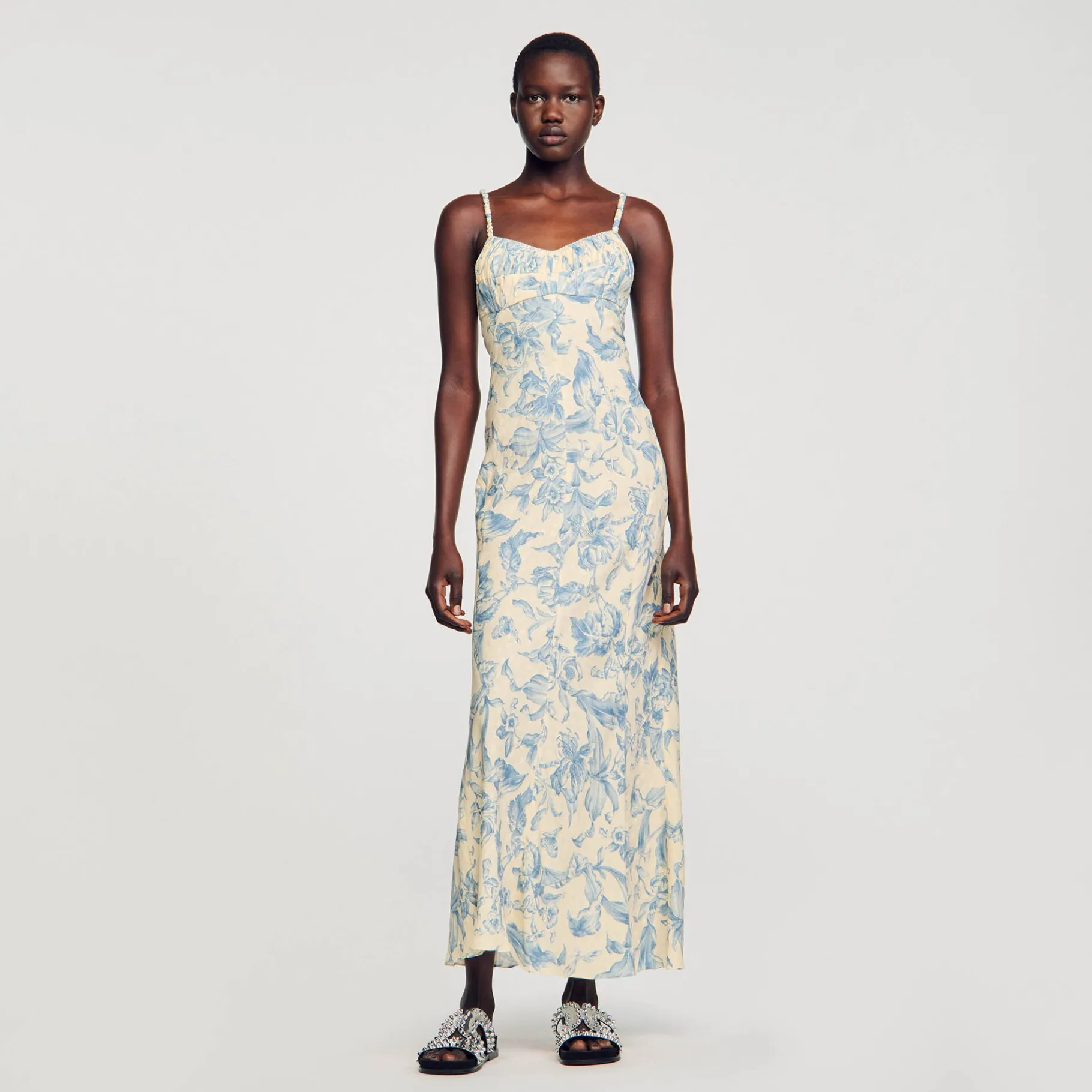 Sandro Paris Vestidos-Vestido Longo Estampado