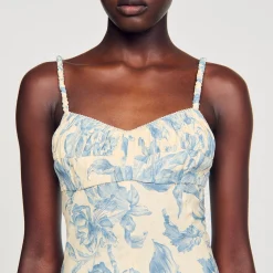 Sandro Paris Vestidos-Vestido Longo Estampado