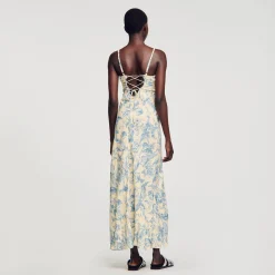 Sandro Paris Vestidos-Vestido Longo Estampado