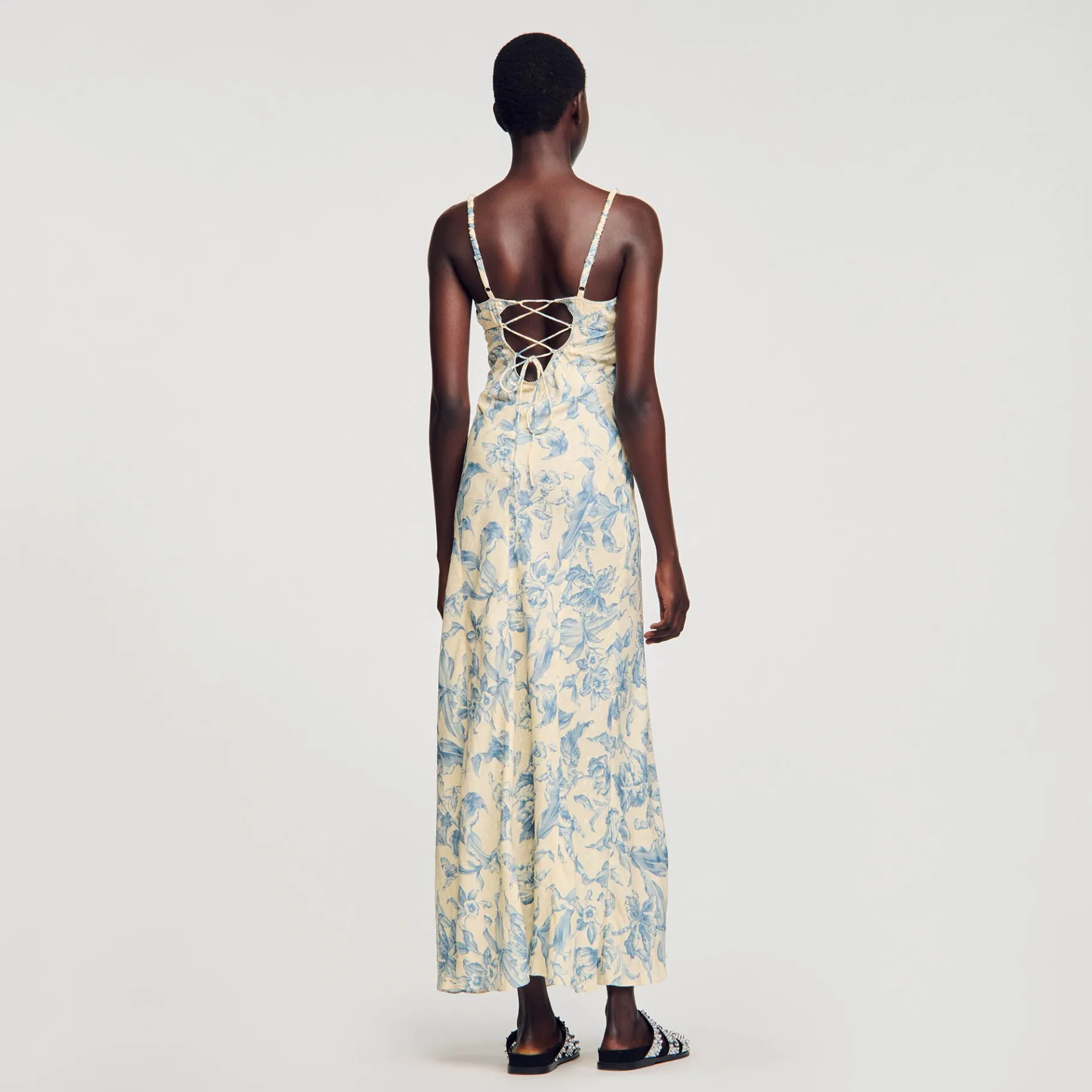 Sandro Paris Vestidos-Vestido Longo Estampado