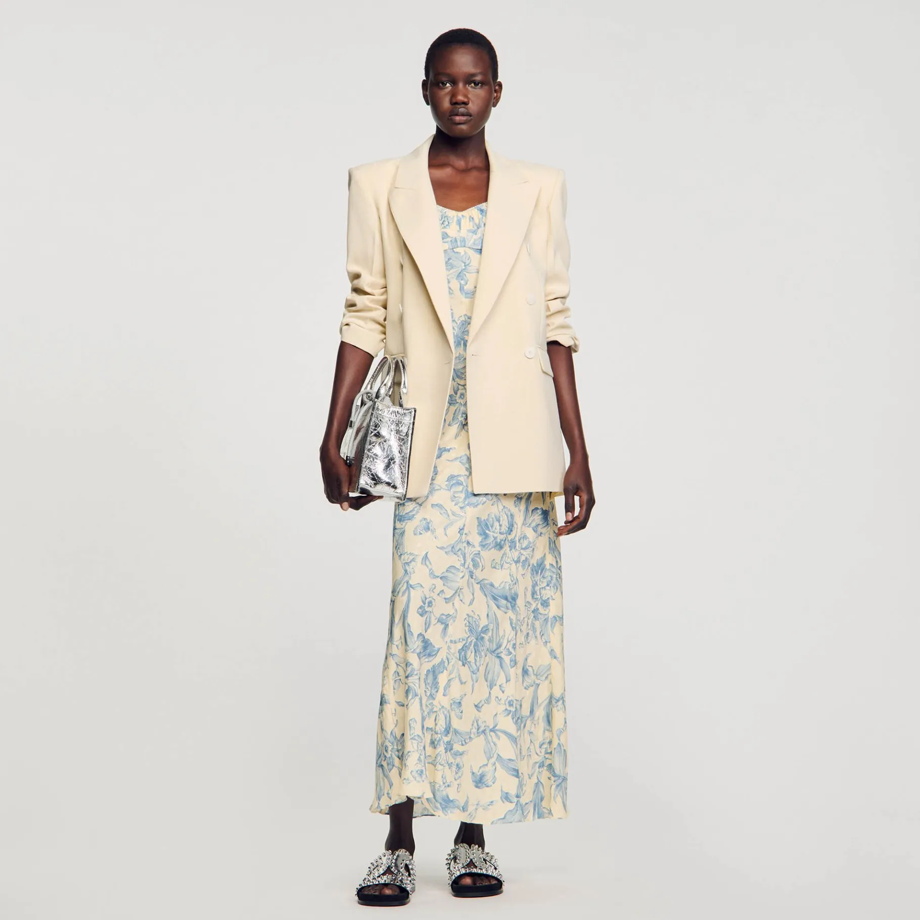 Sandro Paris Vestidos-Vestido Longo Estampado