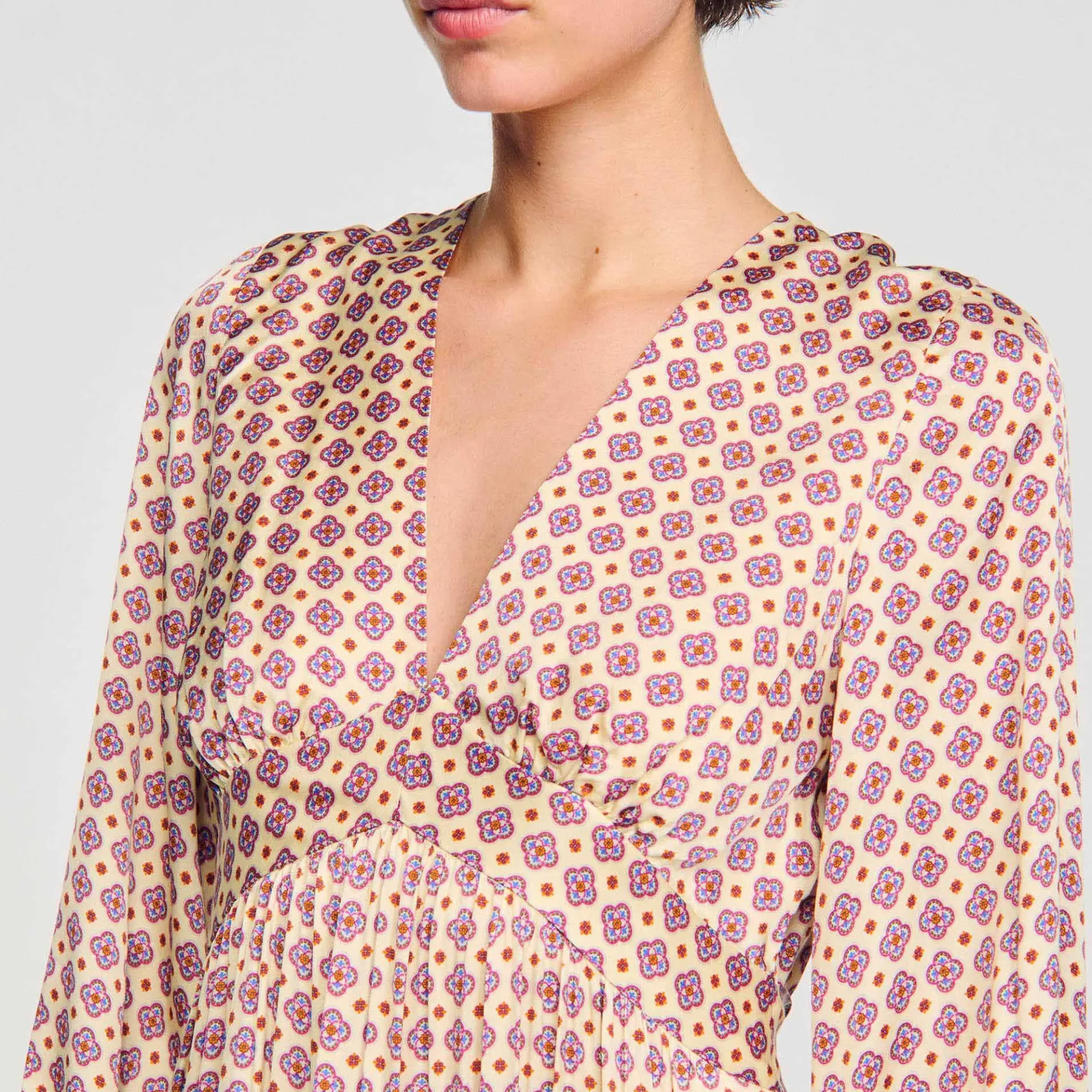 Sandro Paris Vestidos-Vestido Longo Estampado