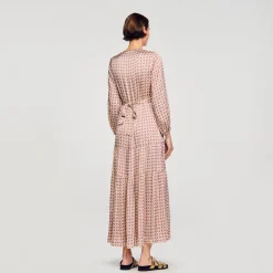Sandro Paris Vestidos-Vestido Longo Estampado