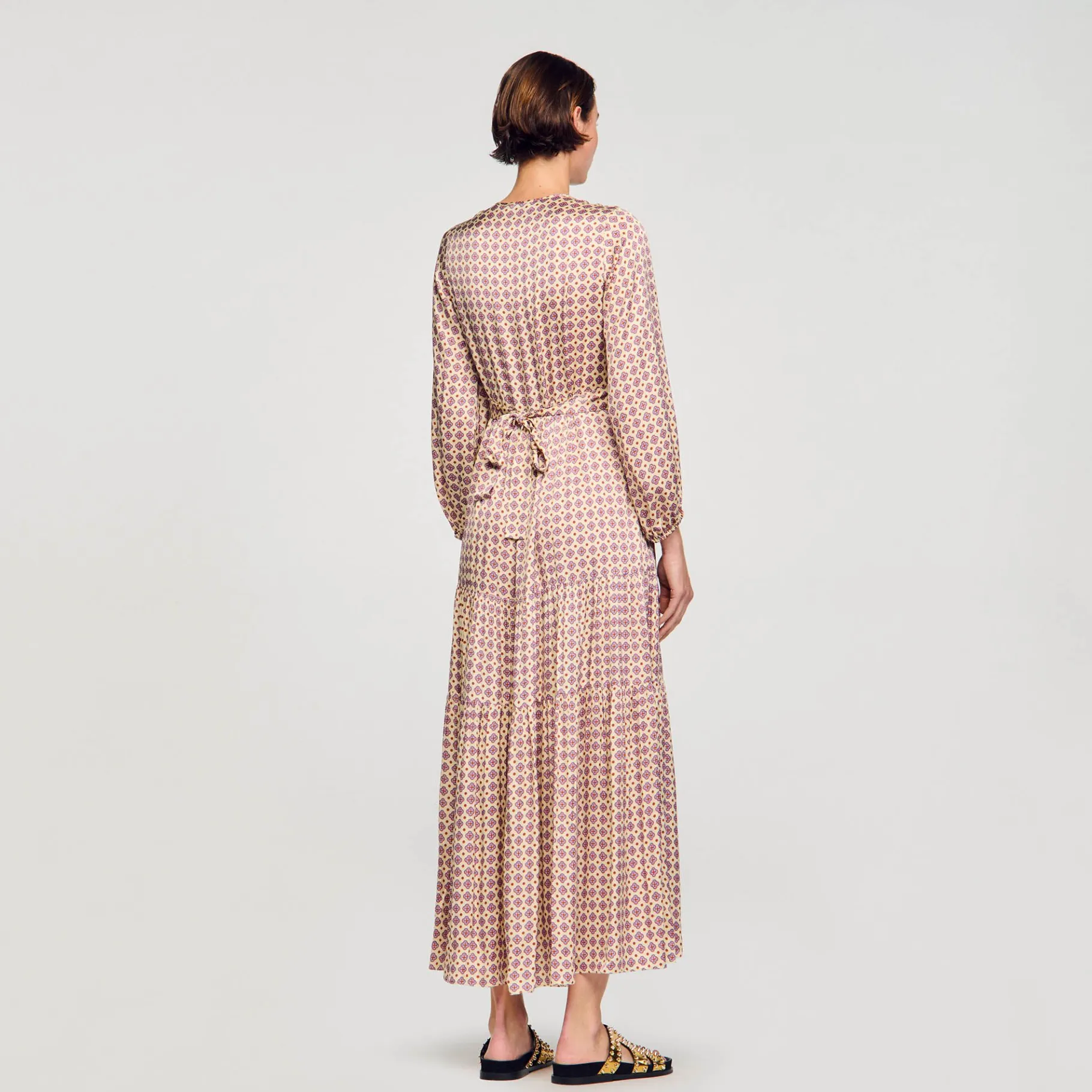 Sandro Paris Vestidos-Vestido Longo Estampado
