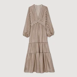 Sandro Paris Vestidos-Vestido Longo Estampado