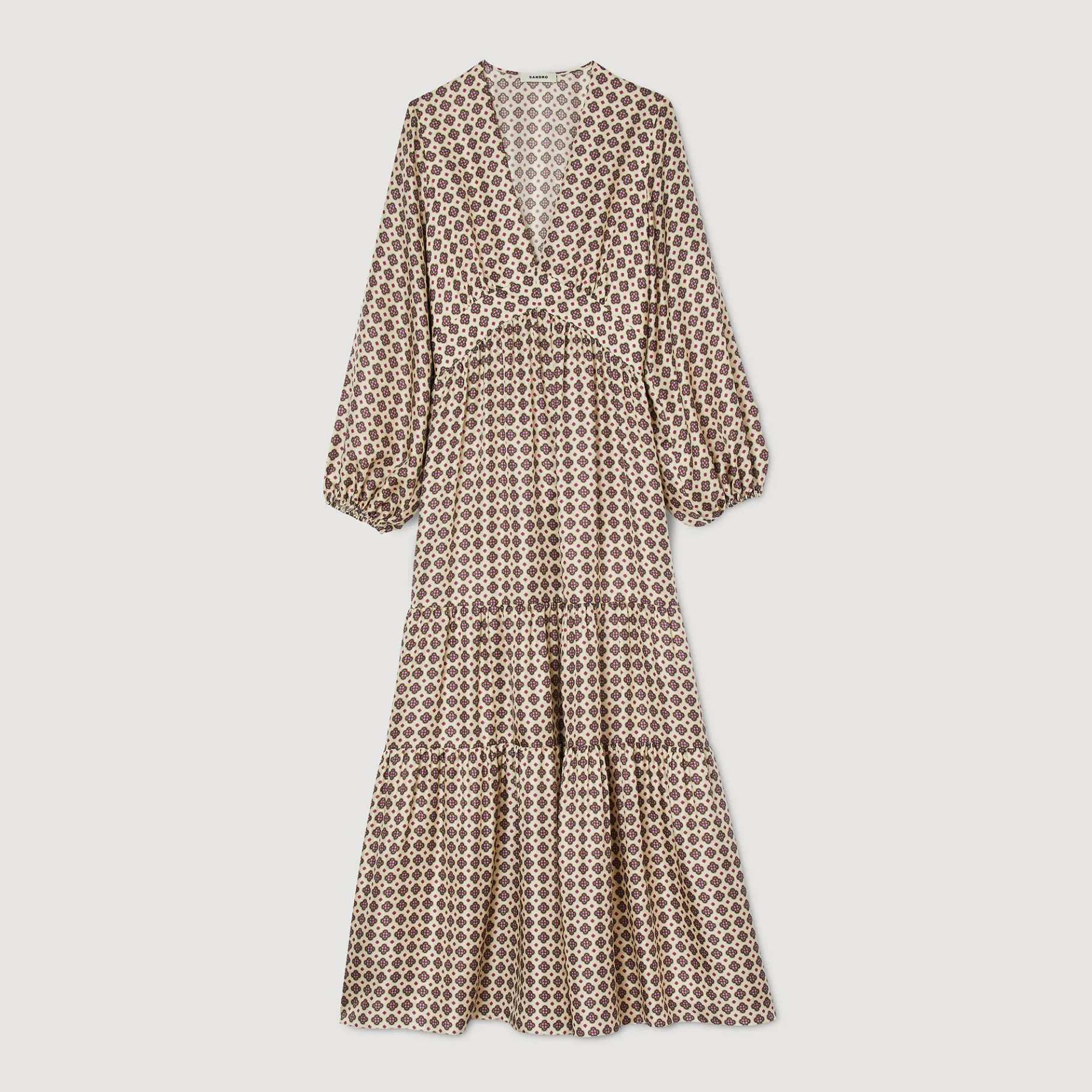 Sandro Paris Vestidos-Vestido Longo Estampado