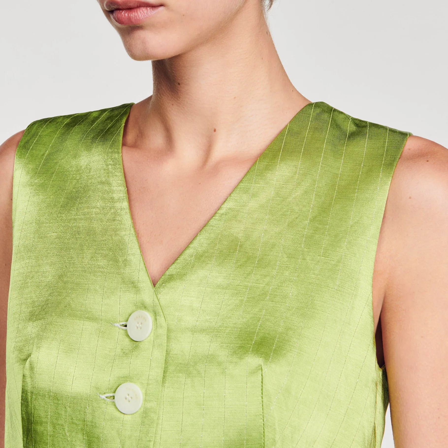 Sandro Paris Vestidos-Vestido Midi 2 Em 1