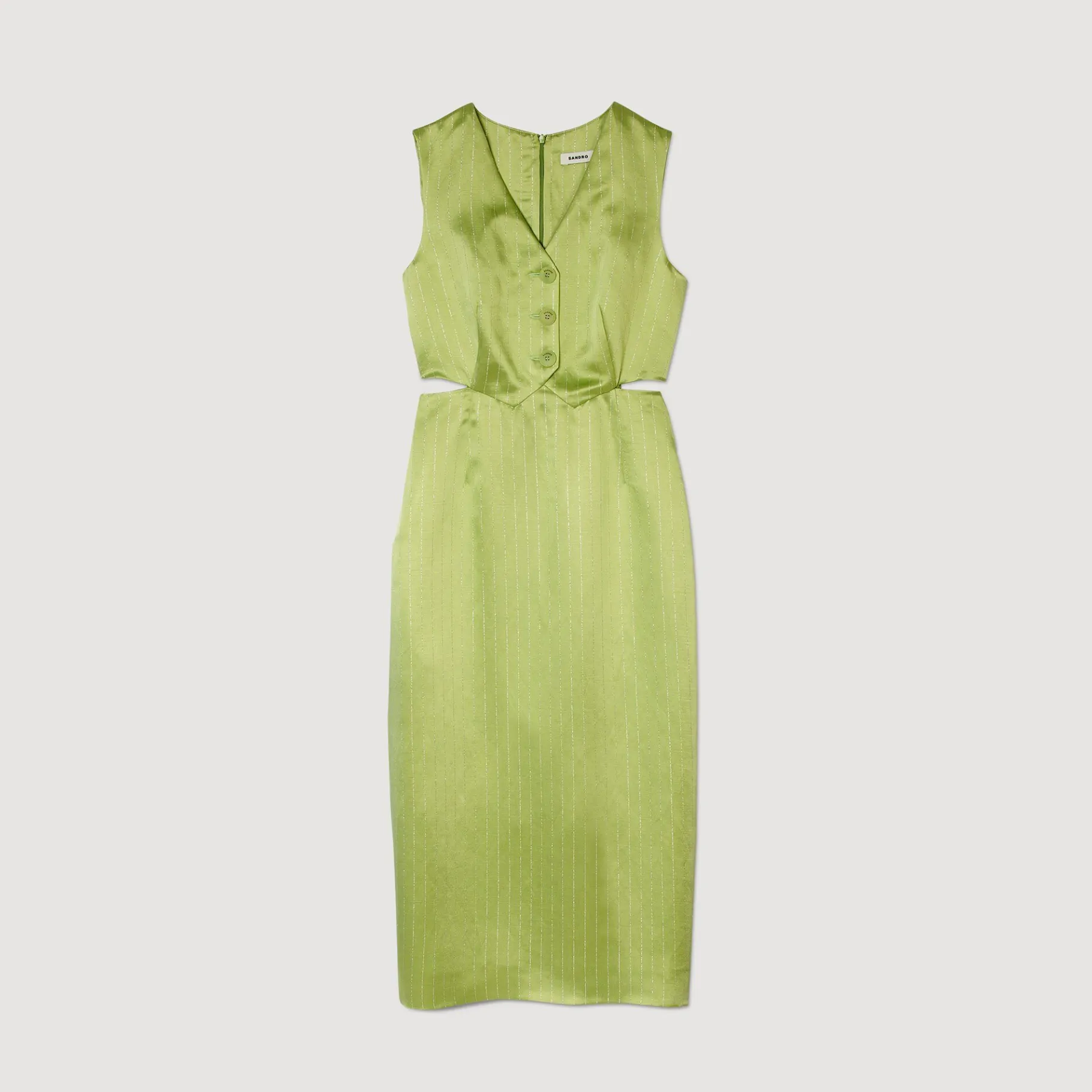 Sandro Paris Vestidos-Vestido Midi 2 Em 1