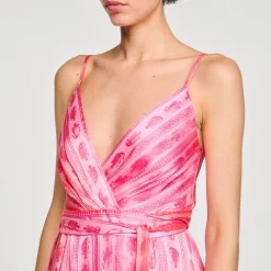 Sandro Paris Conjuntos-Vestido Midi Com No Na Cintura