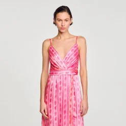 Sandro Paris Conjuntos-Vestido Midi Com No Na Cintura